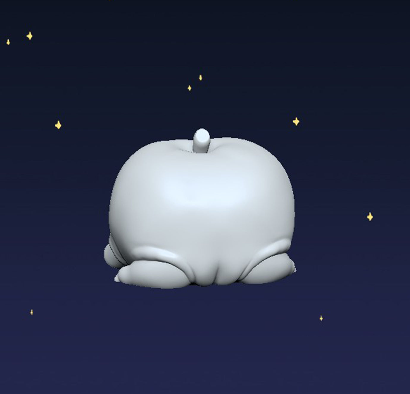 Apple Frog - Digital STL File - V2