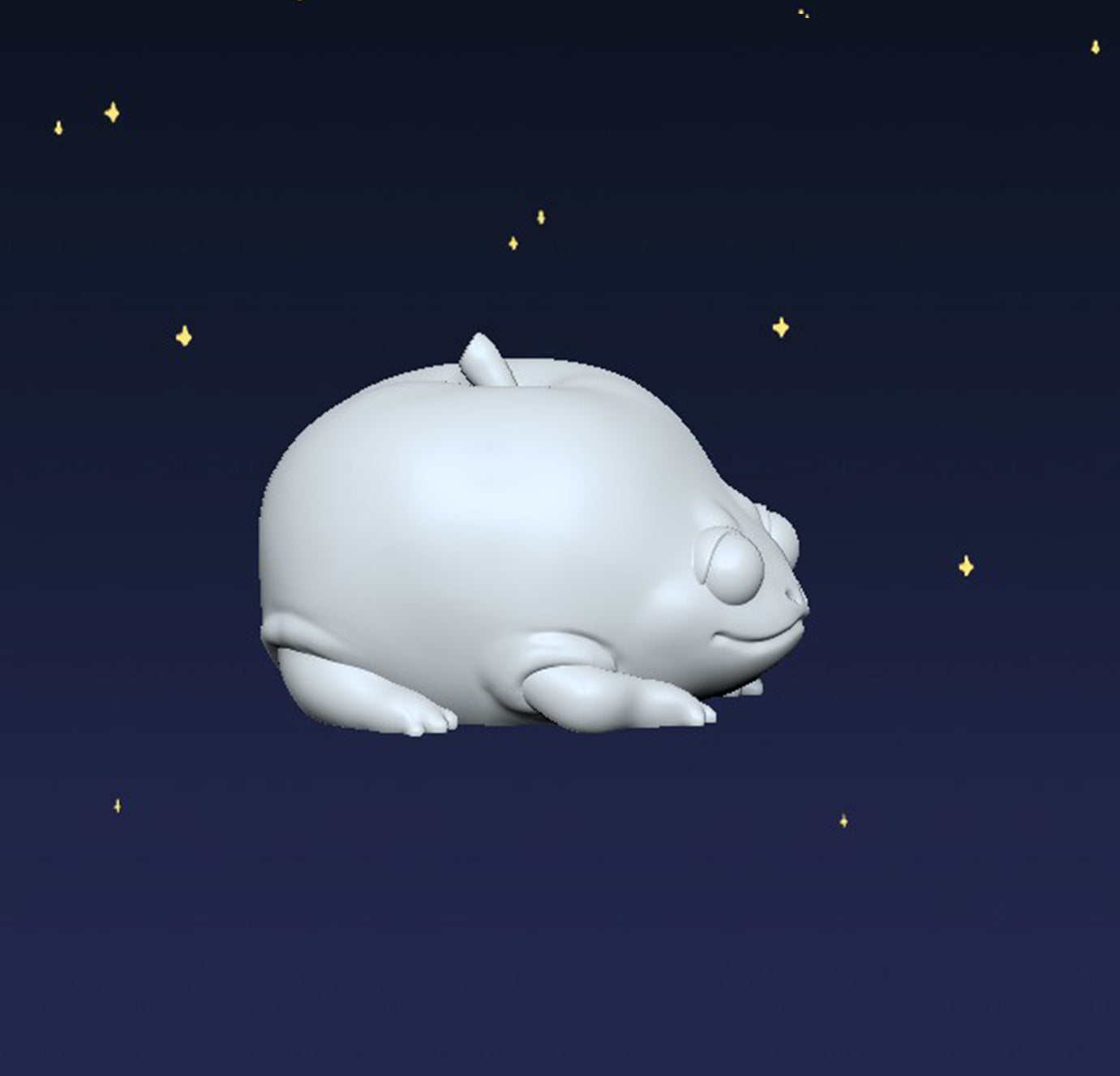 Apple Frog - Digital STL File - V2