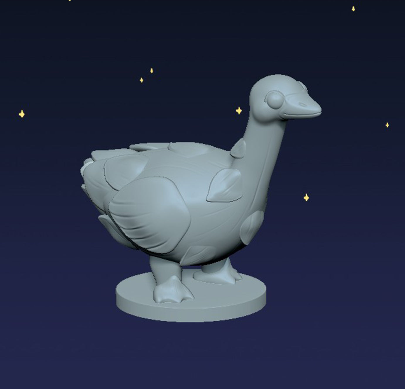 Asparagoose - AsparaButt - Digital STL File