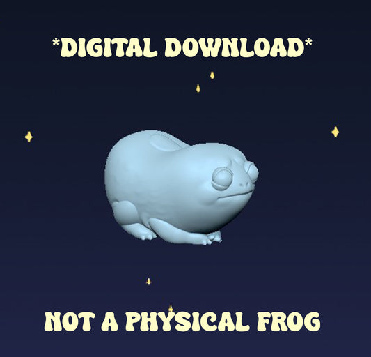Bean Frog - Digital STL File