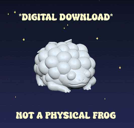 Blackberry Frog - Digital STL File - V2