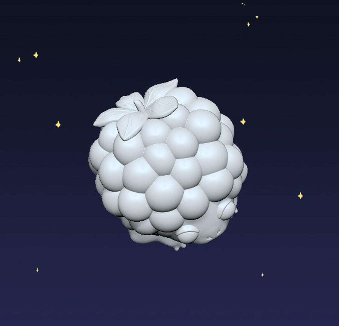 Blackberry Frog - Digital STL File - V2