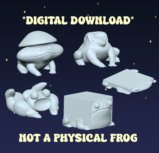 Cursed Frog Bundle - Digital STL File