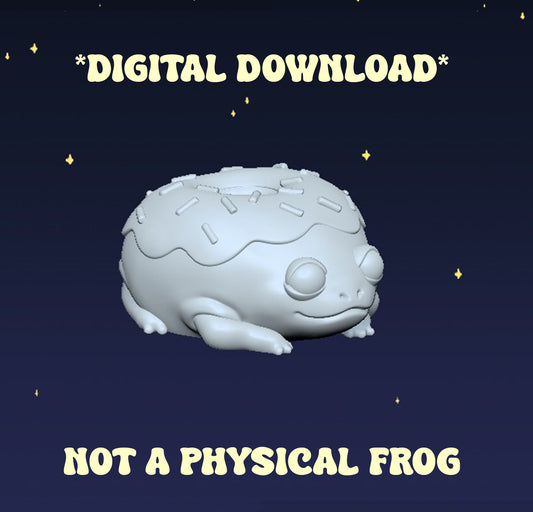 Donut Frog - Digital STL File - V2