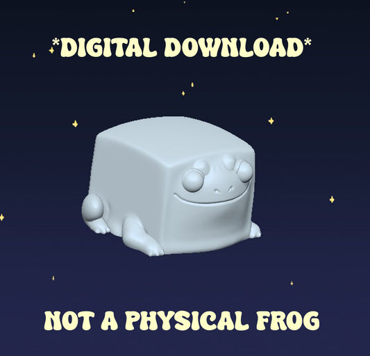 Gelatinous Cube Squog - Digital STL File