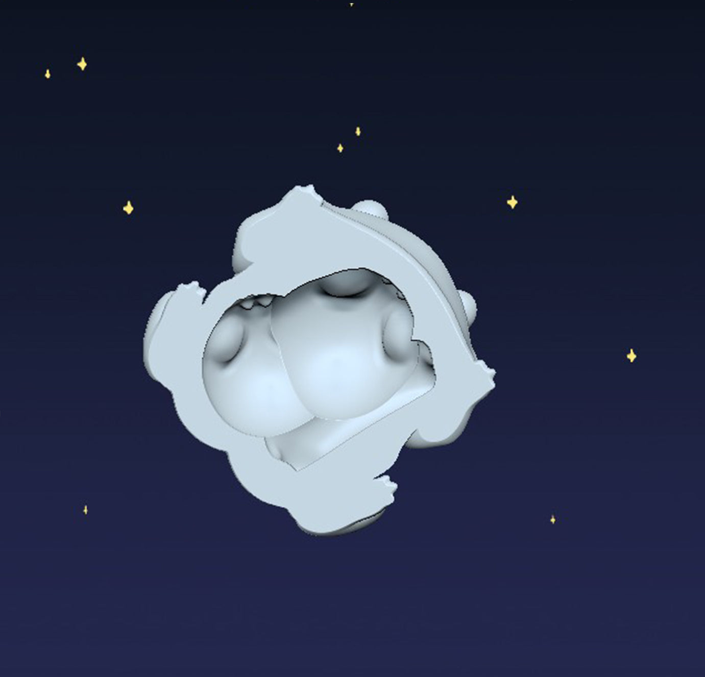 Gelatinous Cube Squog - Digital STL File