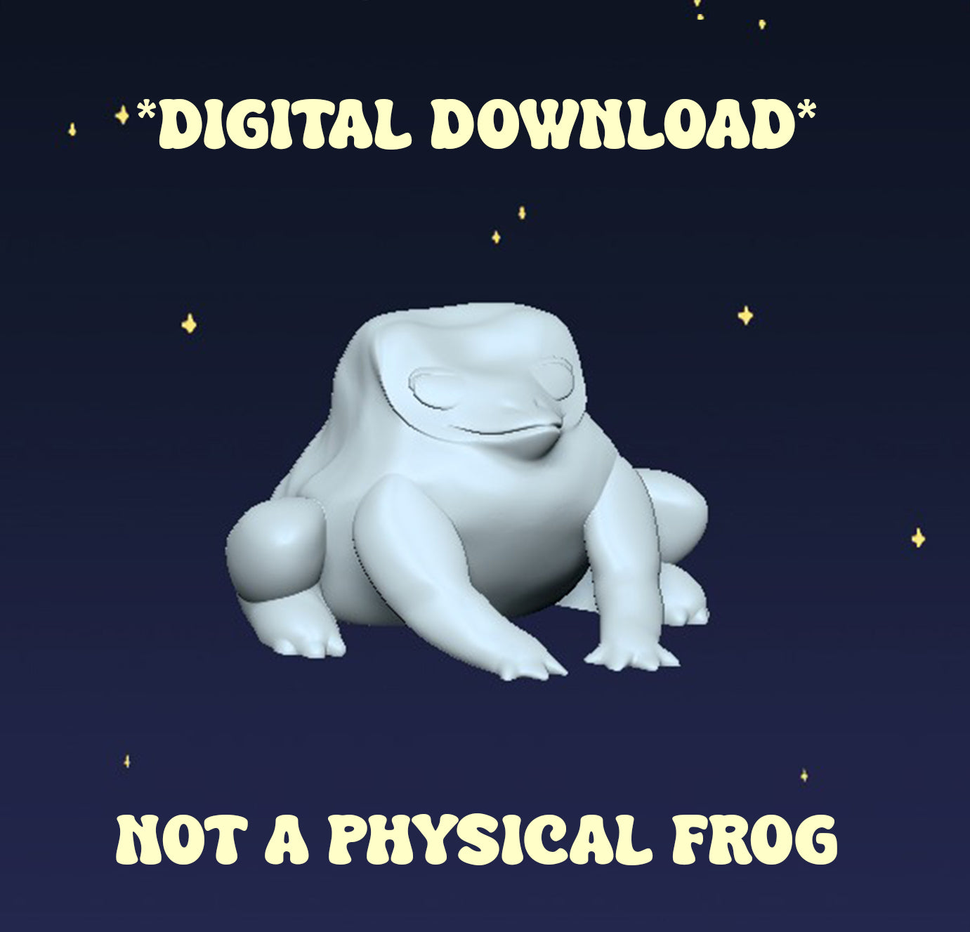 Lump Frog - Digital STL File