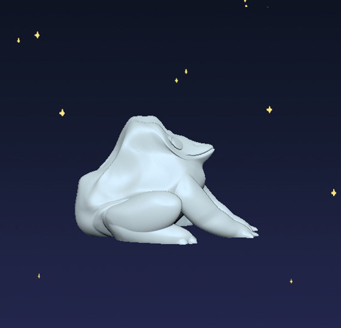 Lump Frog - Digital STL File