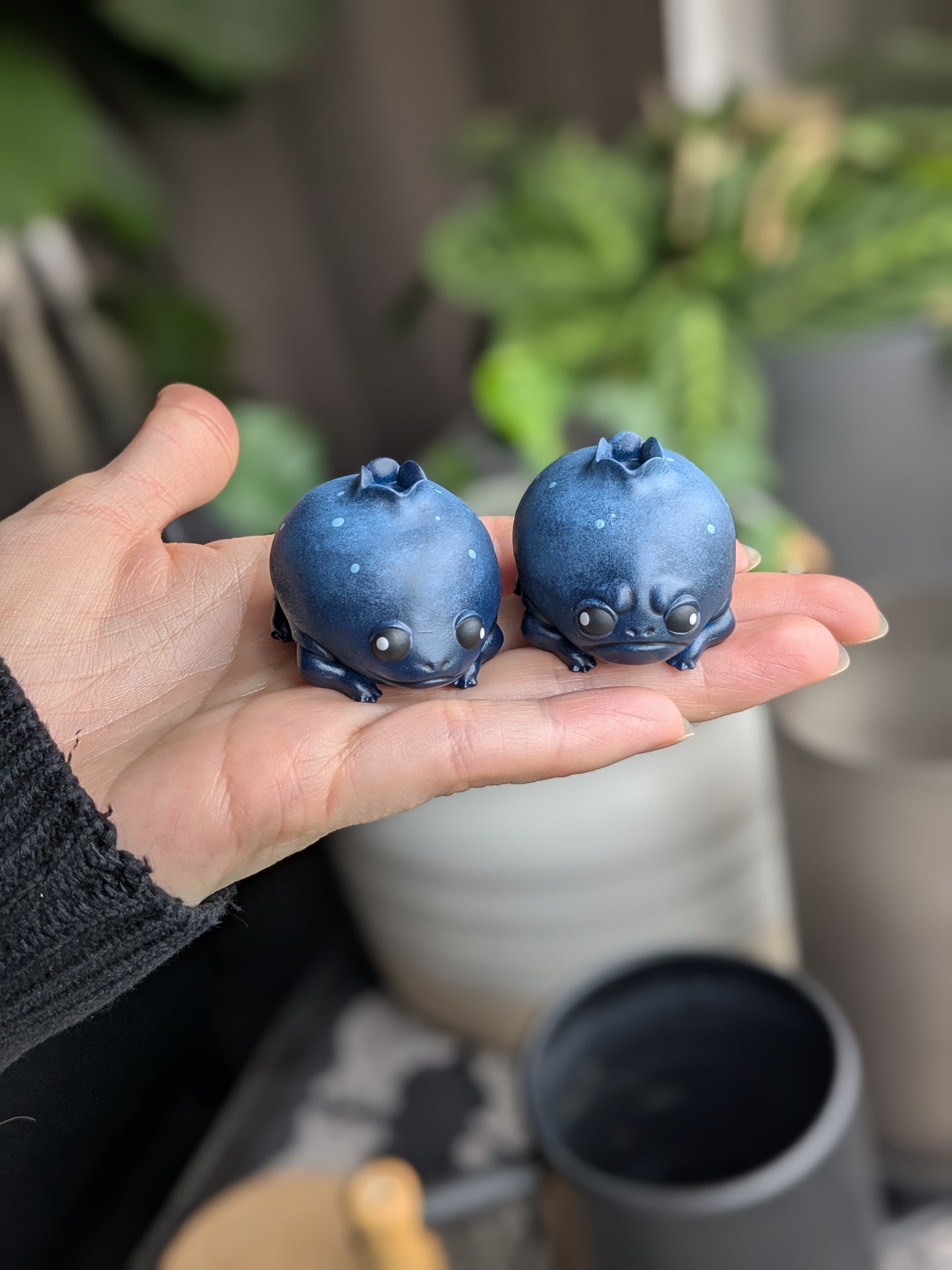 Grumpy Blueberry Frog