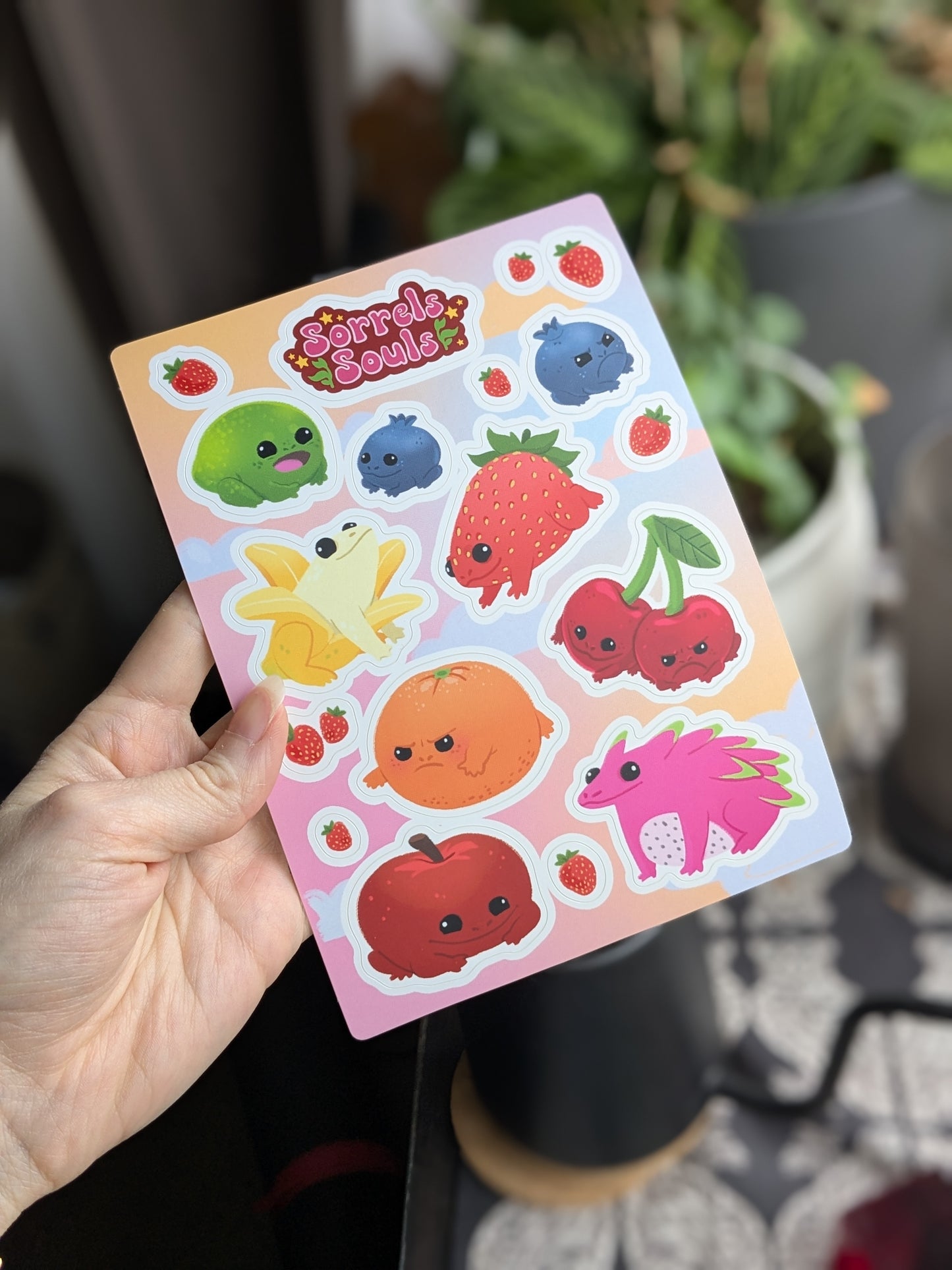 Breakfast & Fruit Sticker Sheet Duo