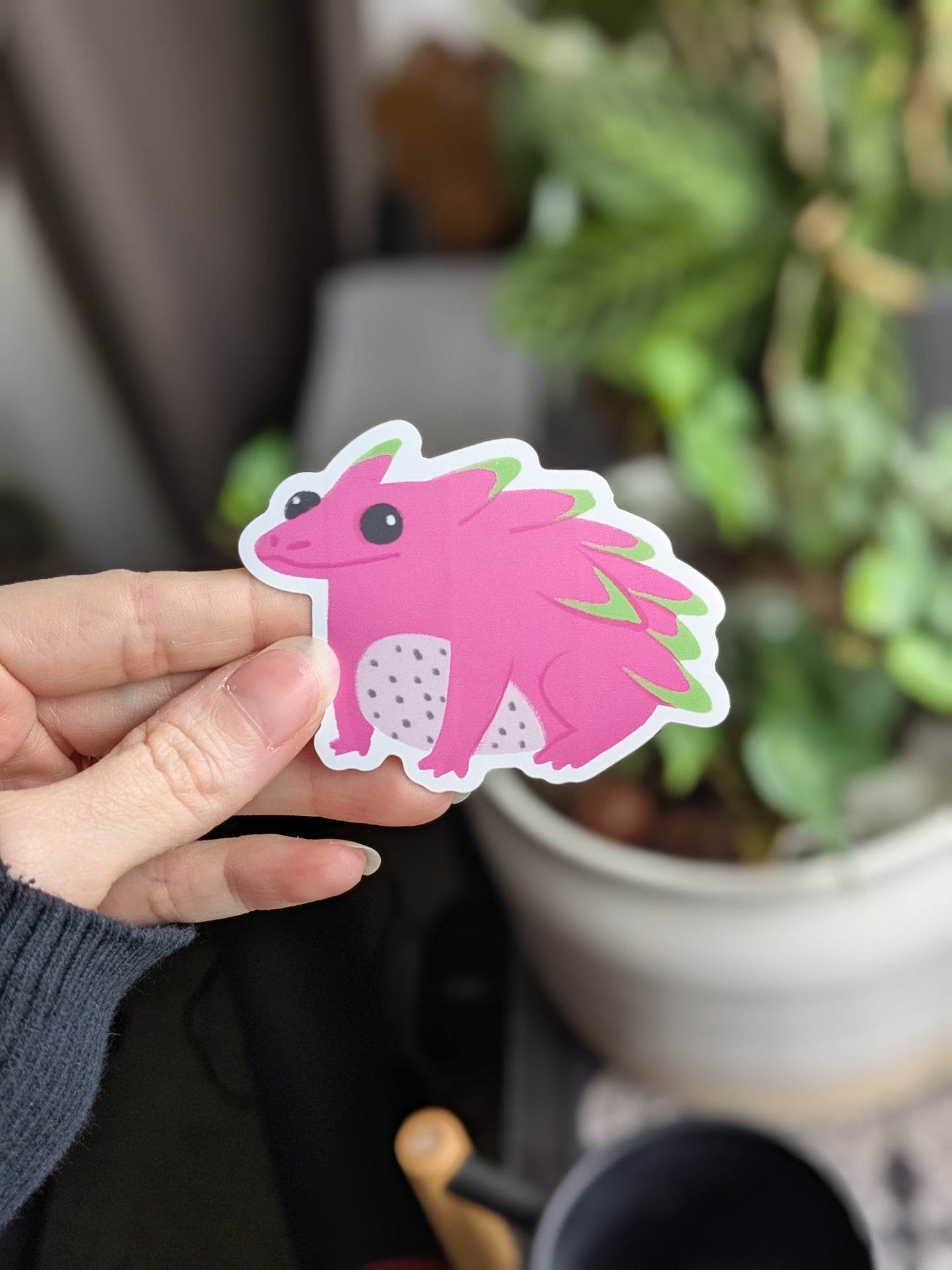 Sticker Frog - Dragonfruit