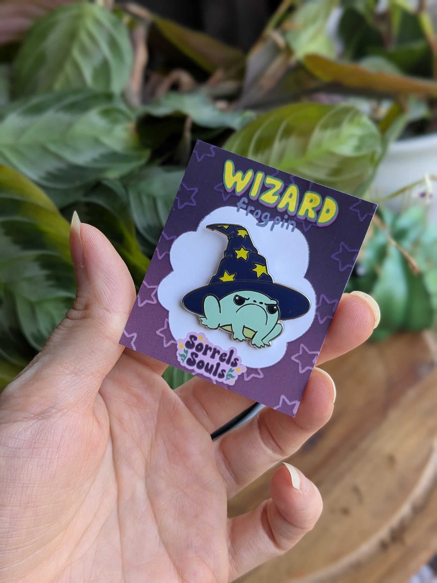 Enamel Pin - Wizard Frog
