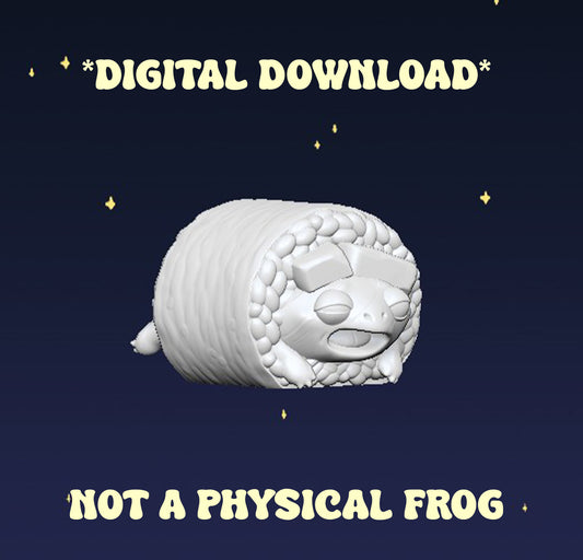 Sushi Roll Frog - Digital STL File