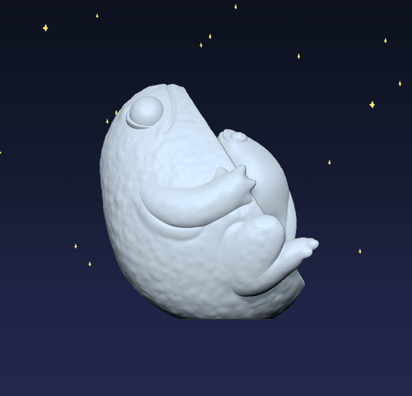 Avocado Frog - Digital STL File
