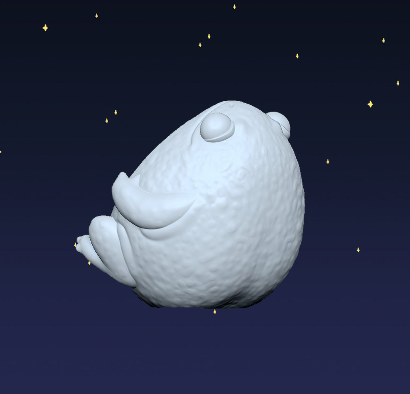Avocado Frog - Digital STL File