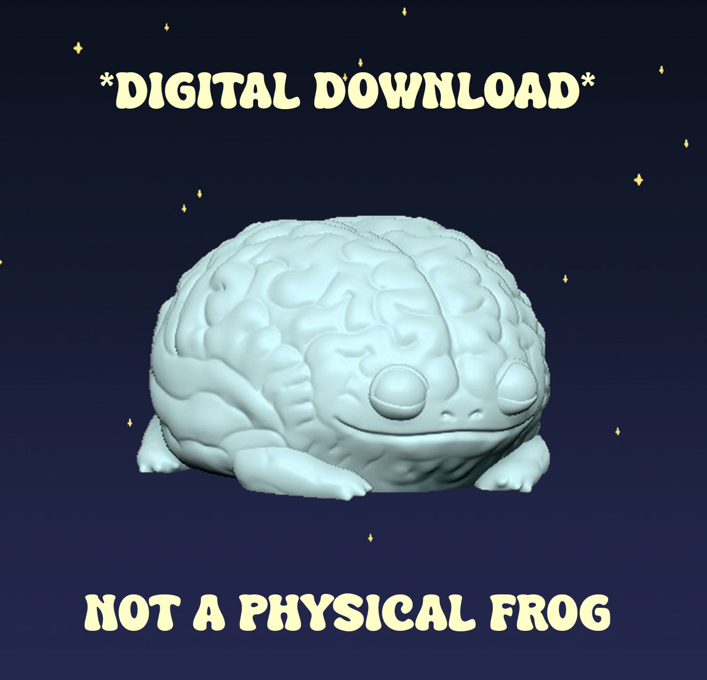Brain Frogs - Digital STL File