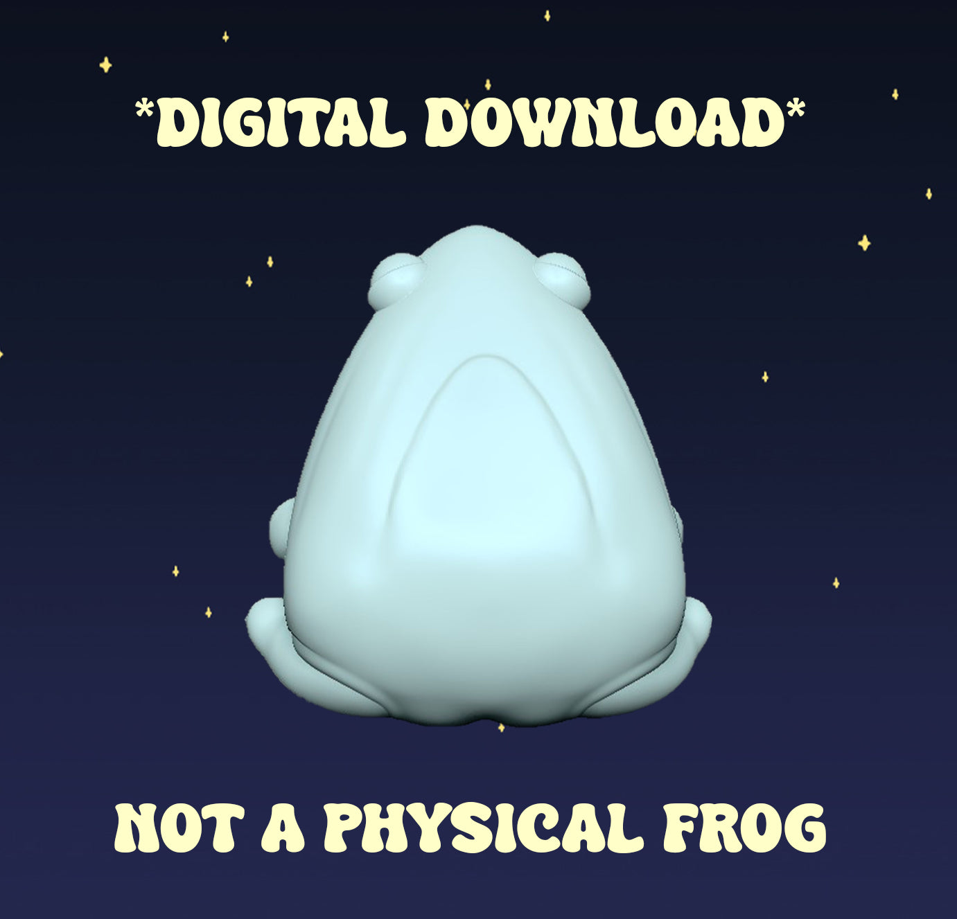 Candy Corn Frog - Digital STL File