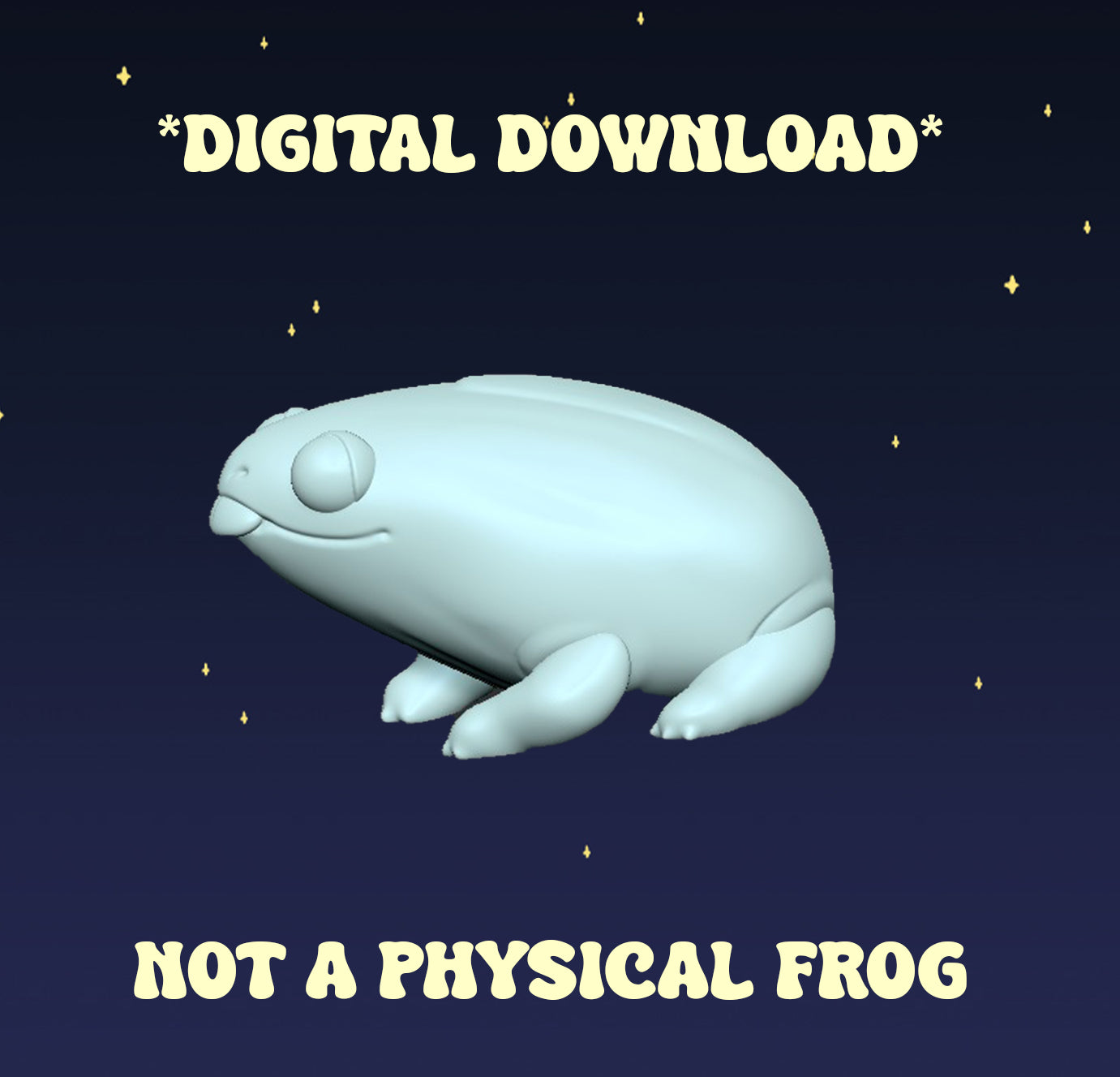 Candy Corn Frog - Digital STL File