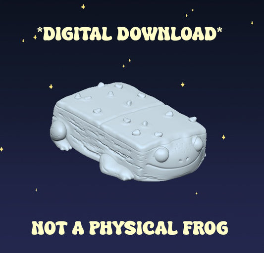 Cosmos Brownie Frog - Digital STL File
