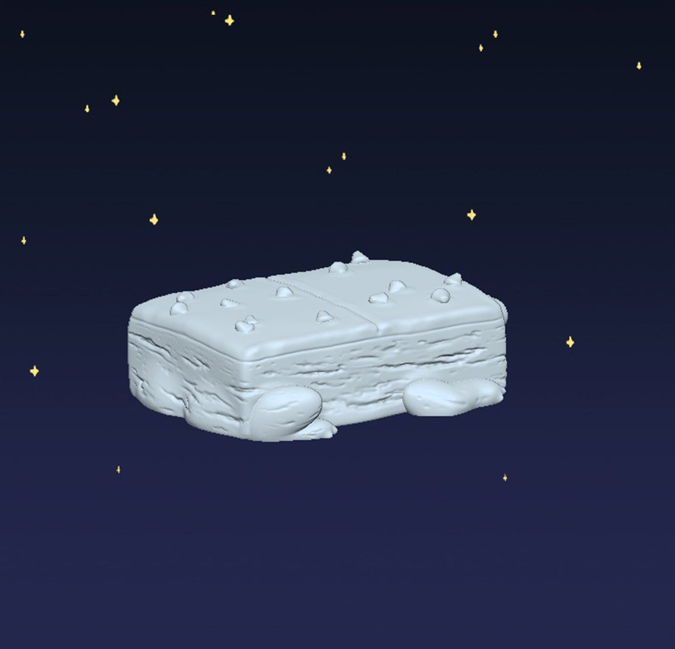 Cosmos Brownie Frog - Digital STL File