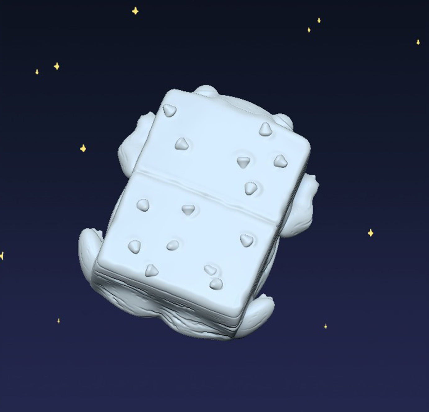 Cosmos Brownie Frog - Digital STL File