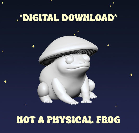 Dome Mushroom Frog - Digital STL File - V2