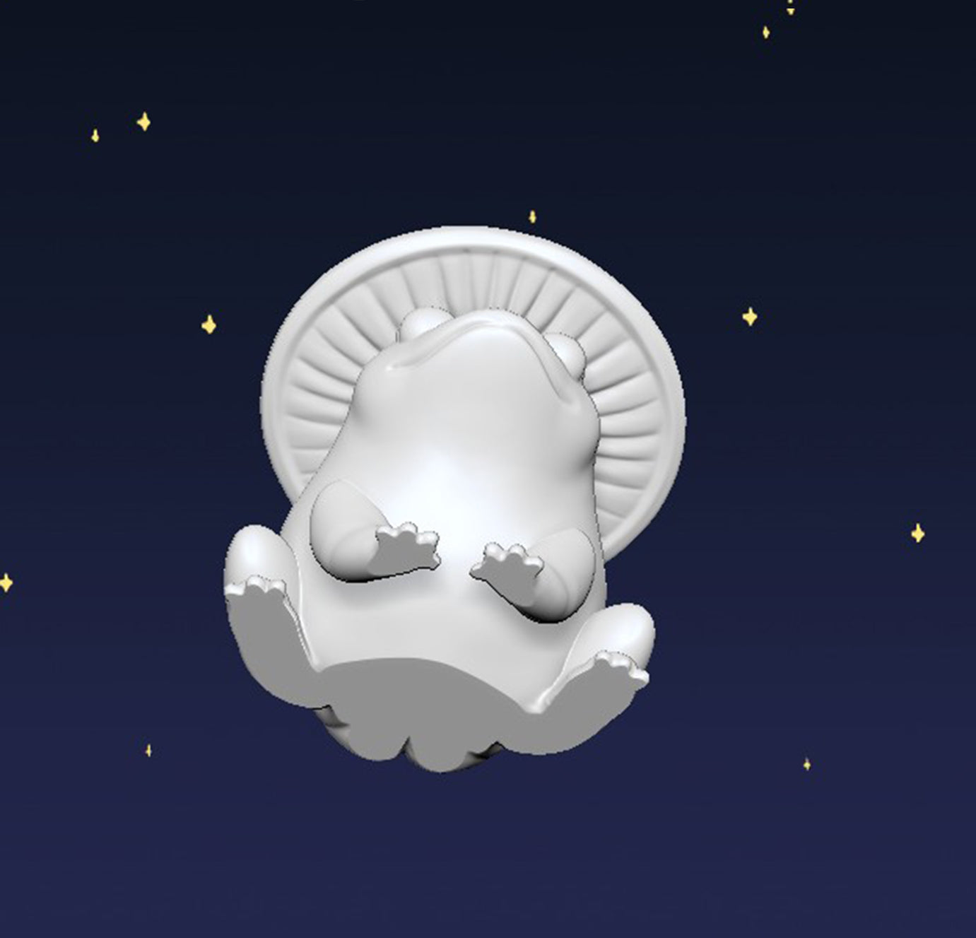 Dome Mushroom Frog - Digital STL File - V2