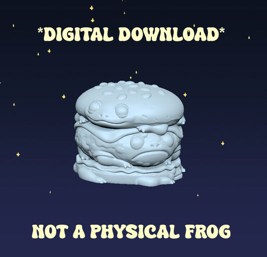 Burger Frogs Stacked - Digital STL File