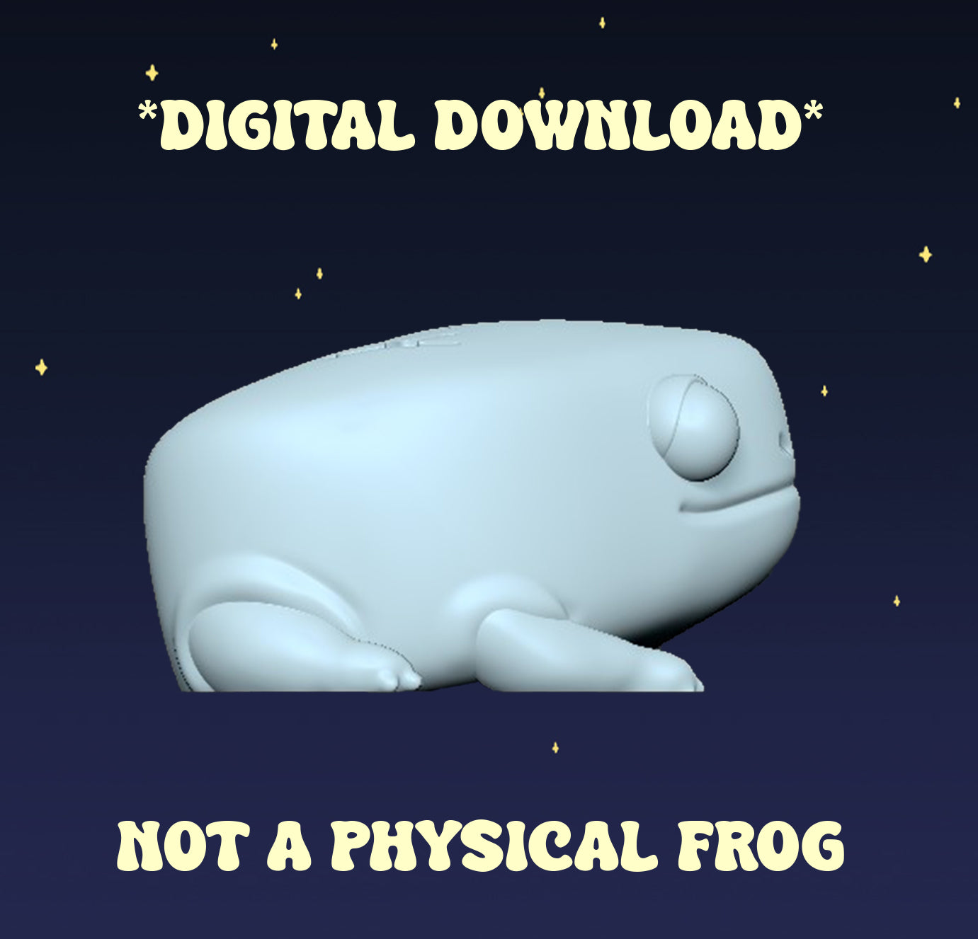 Conversation Heart Frogs - Digital STL File