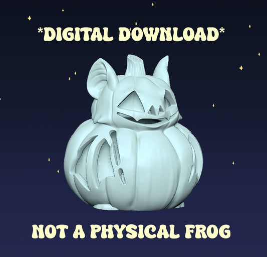 Jack O'Lantern Bat - Digital STL File