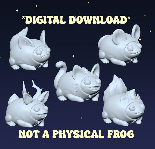 Onesie Frog Bundle - Digital STL File