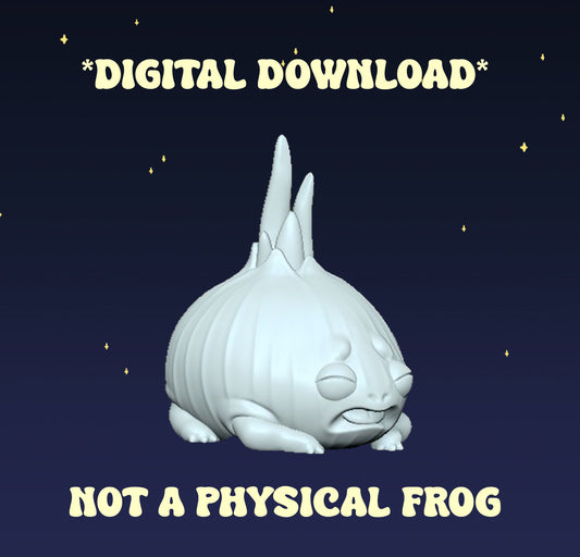 Crying Onion Frog - Digital STL File