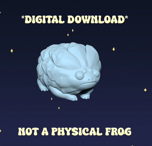 Pinecone Frog - Digital STL File
