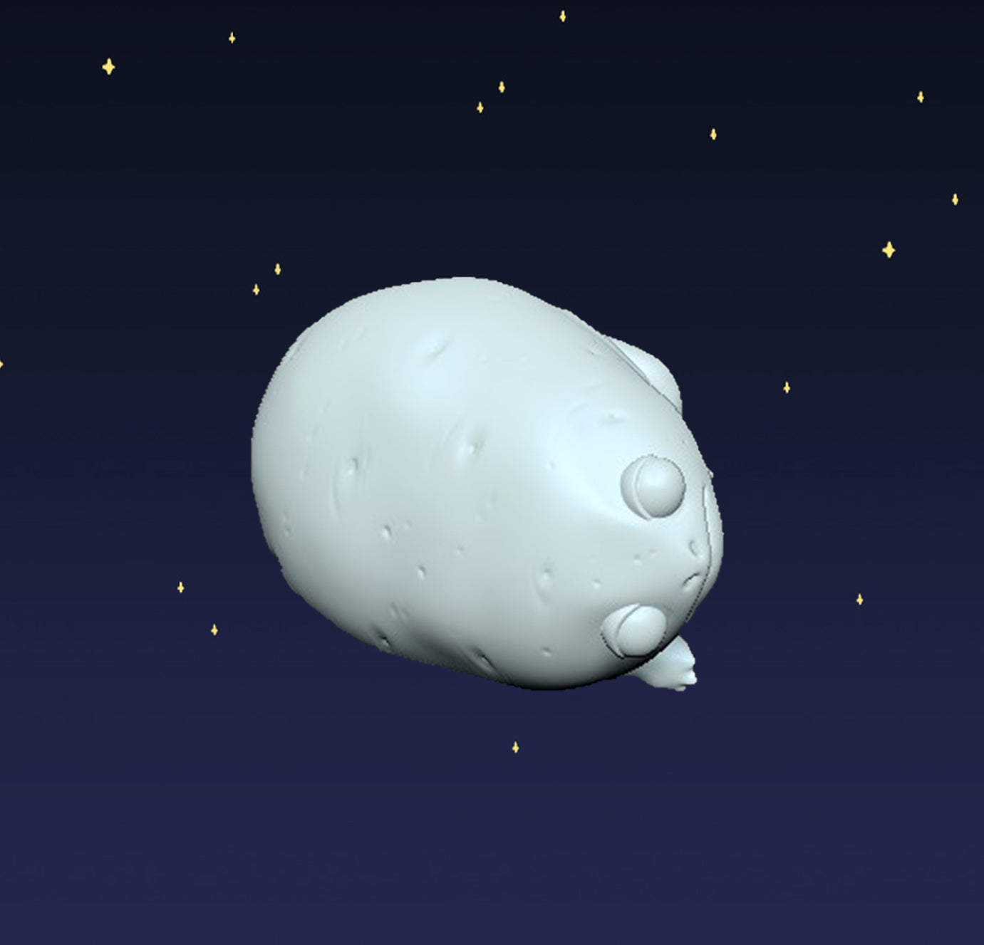 Potato Frog & Hippo - Digital STL File
