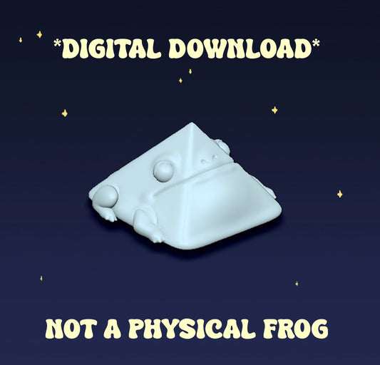 Pyramid Frog - Digital STL File