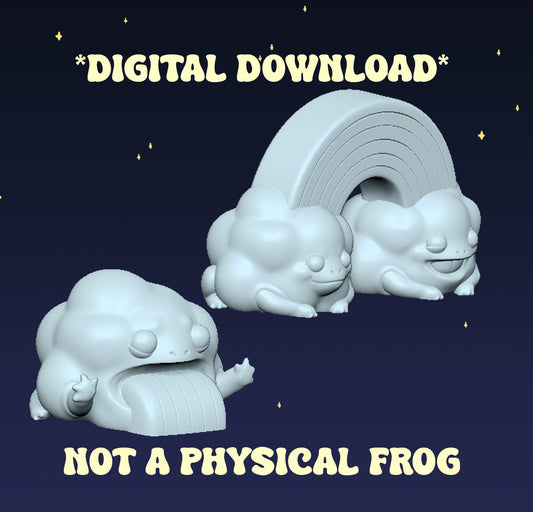 Pride Frog Set - Digital STL File