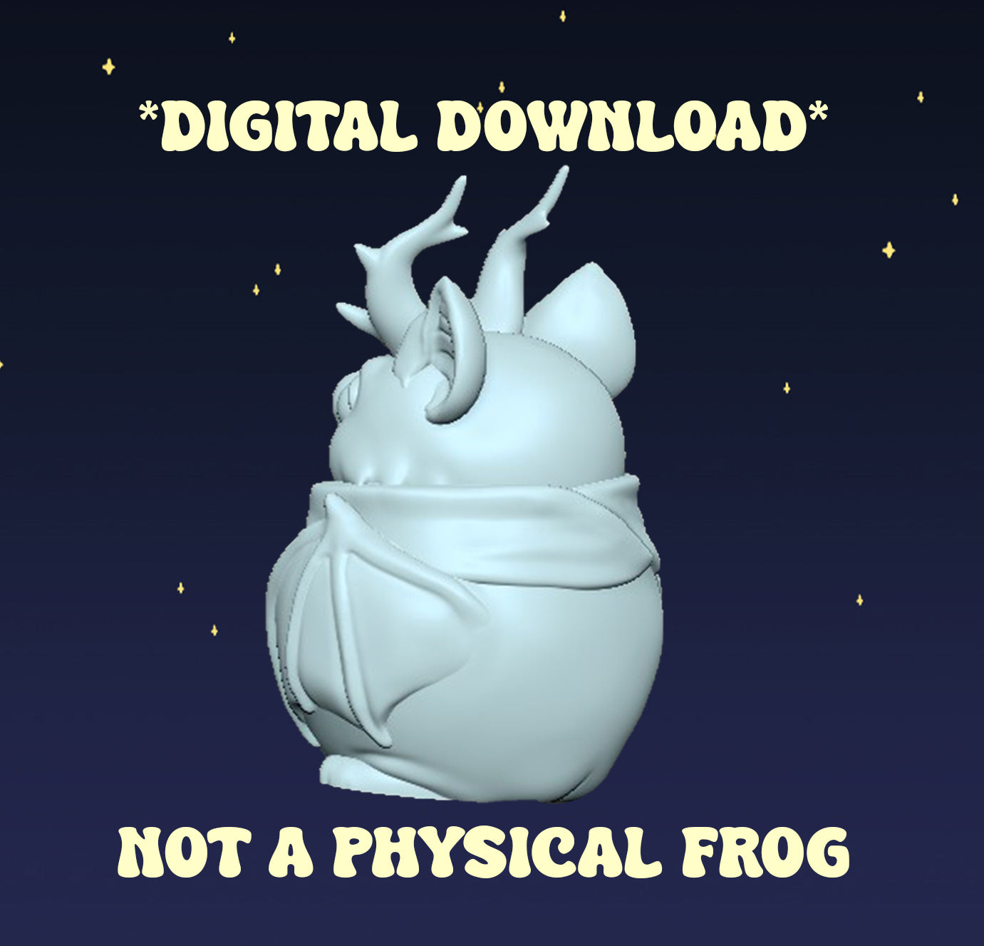 Reindeer Bat - Digital STL File