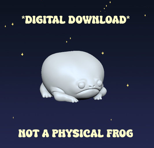 Scary Frog - Digital STL File - V2