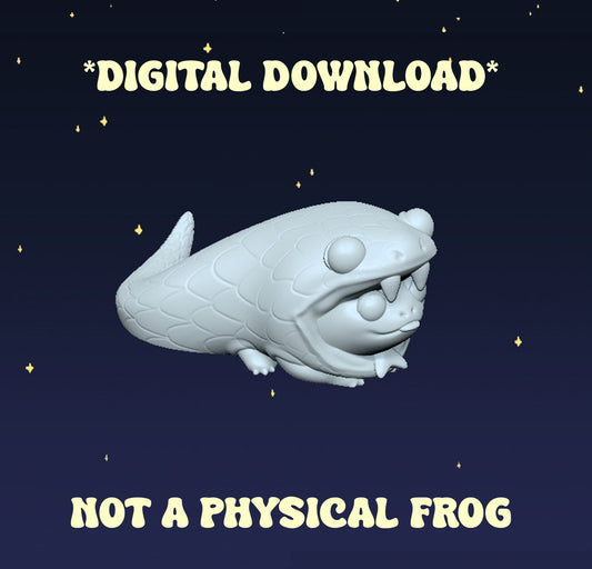 Year of the Snake Frog - Digital STL File
