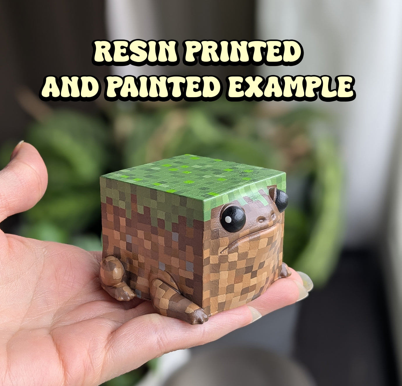 Square Frog - Digital STL File