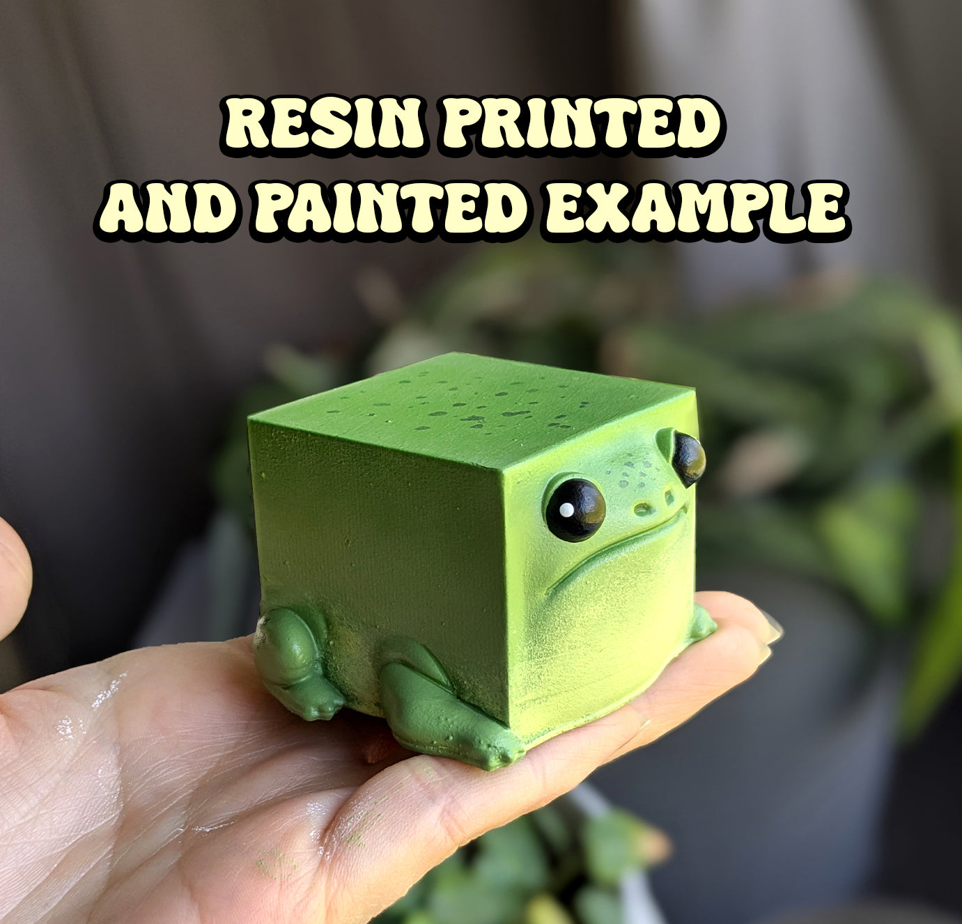 Square Frog - Digital STL File