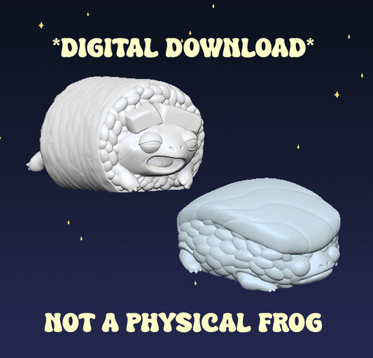 Sushi & Nigiri Frog Duo - Digital STL File