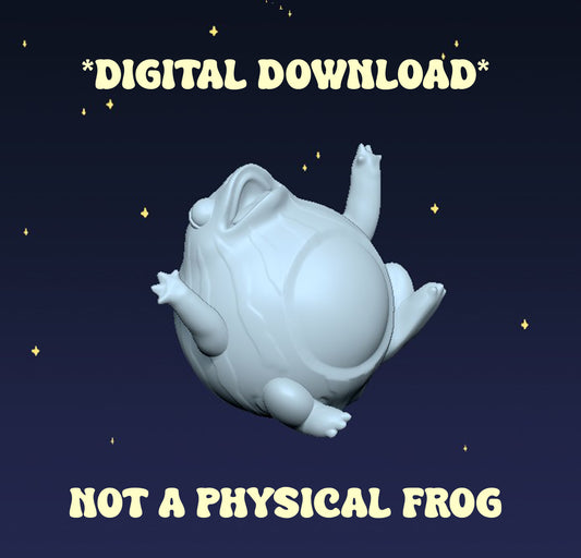 Watermelon Frog - Digital STL File