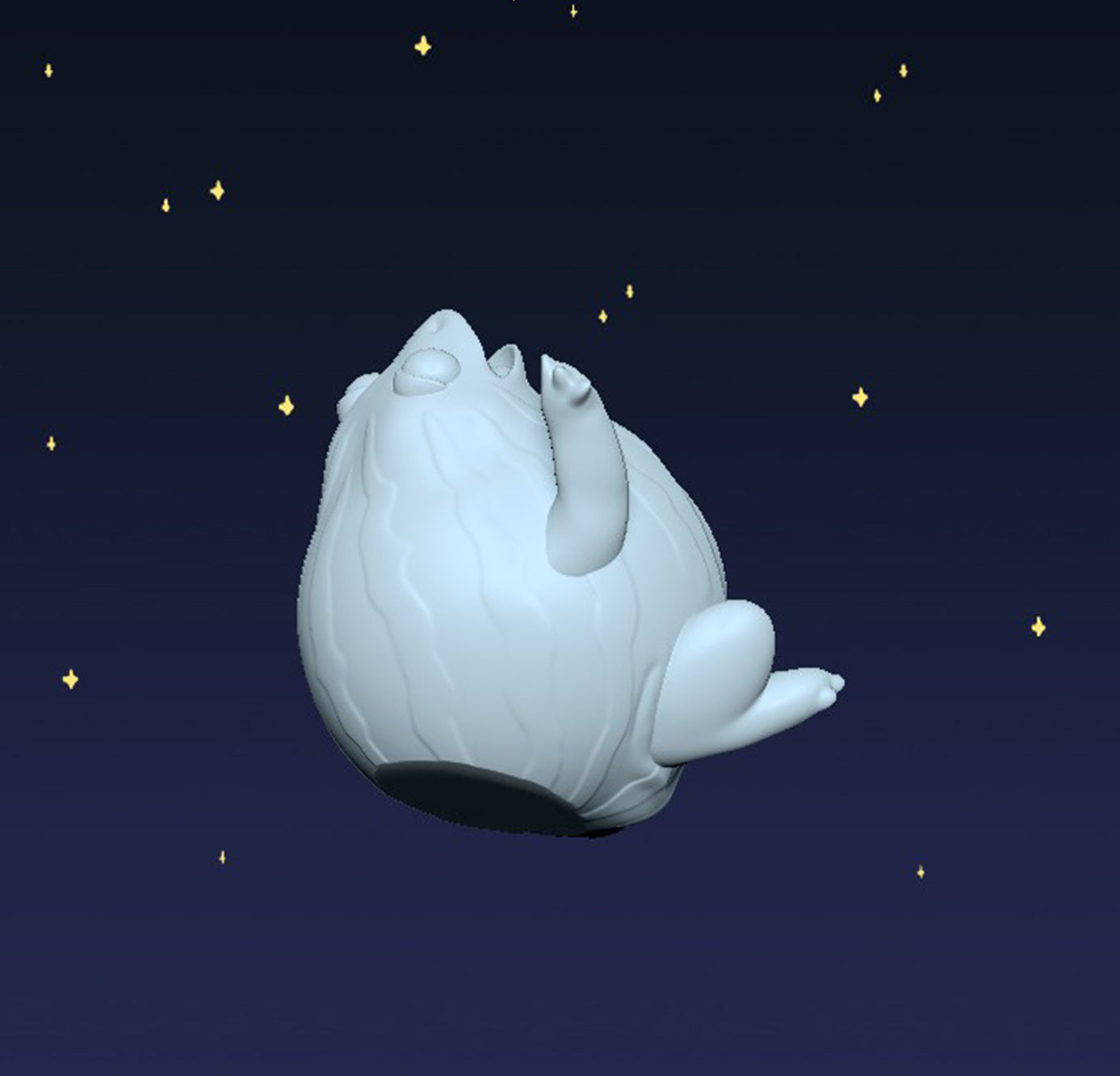 Watermelon Frog - Digital STL File
