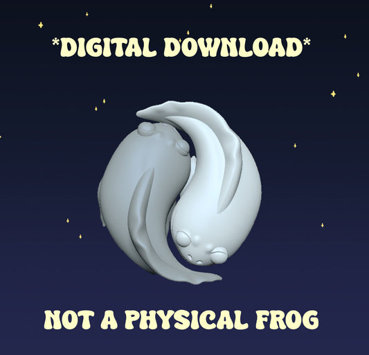 Yin Yang Tadpoles - Digital STL File