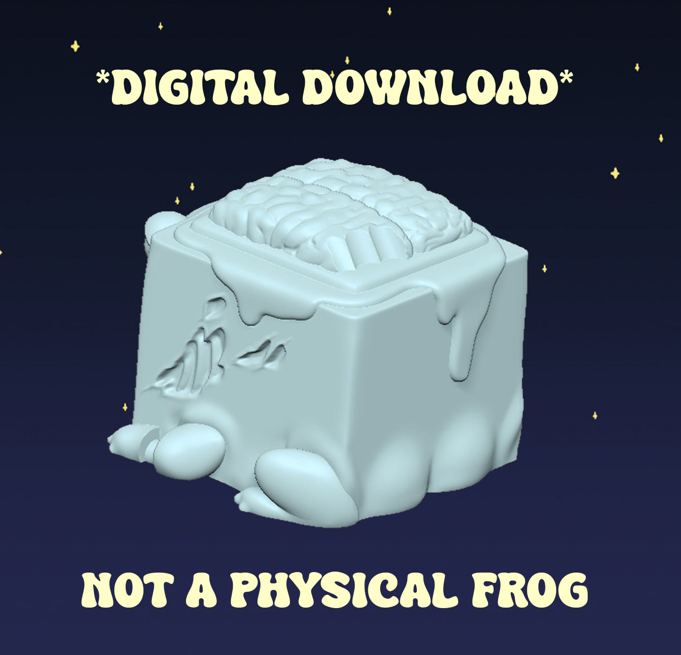 Zombie Squog - Digital STL File