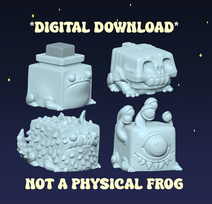 Halloween Squogs Pack - Digital STL File