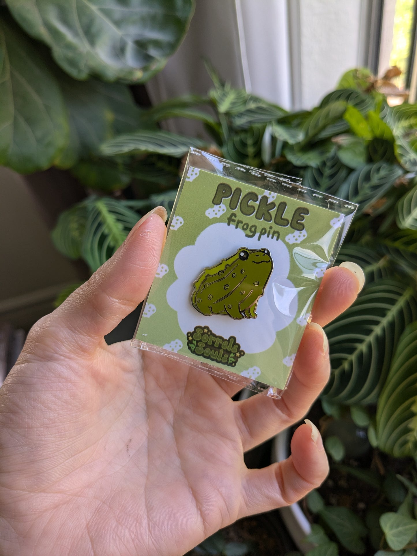 Enamel Pin - Pickle Frog