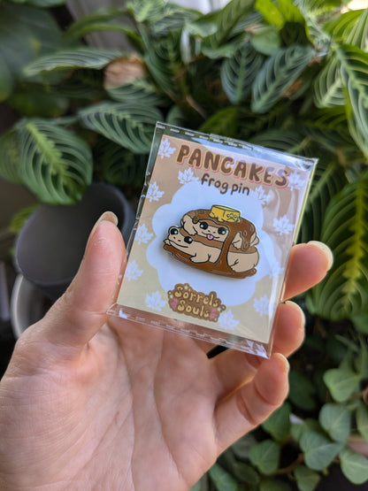 Enamel Pin - Pancake Frog