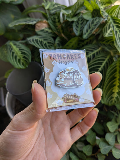 Enamel Pin - Pancake Frog